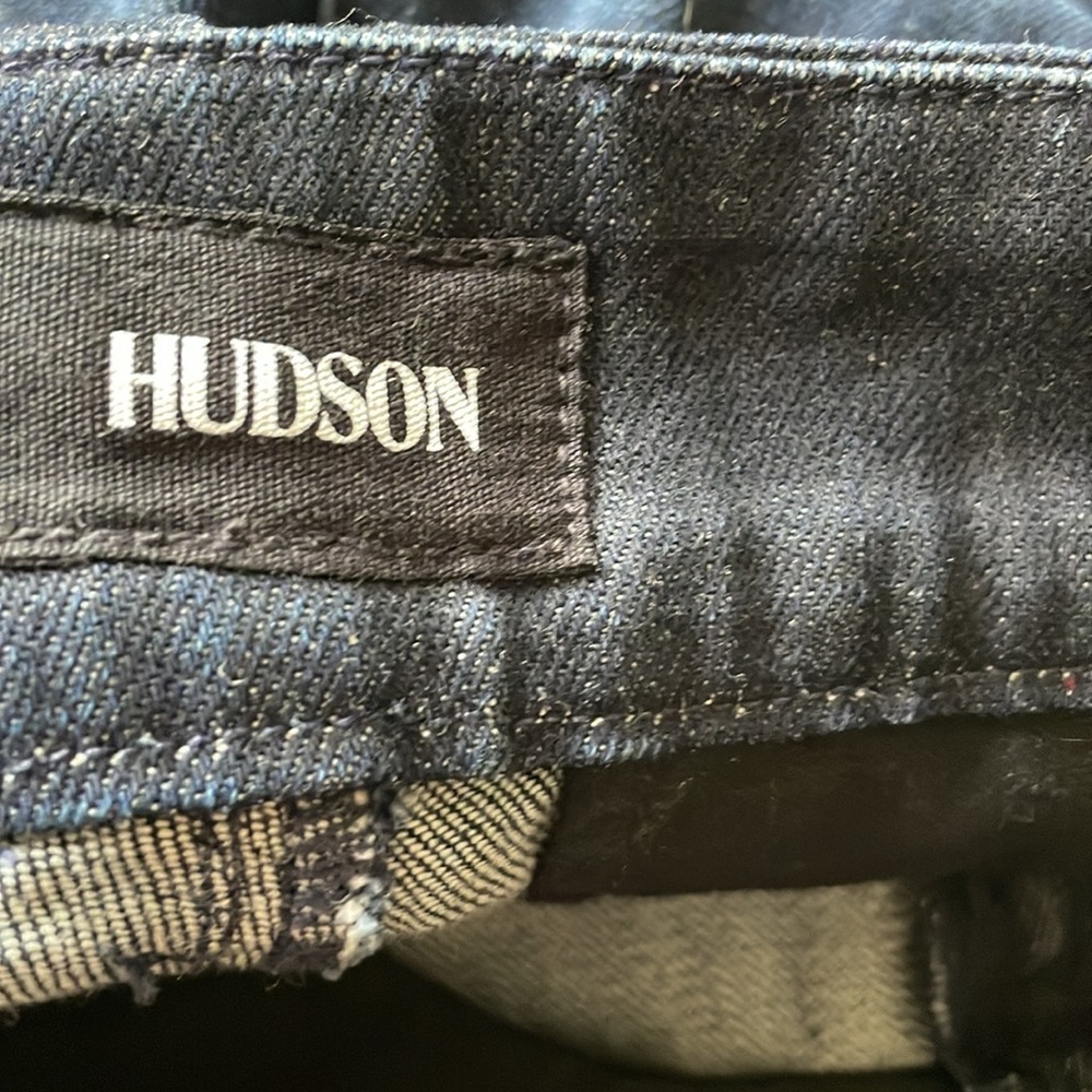 HUDSON JOPLIN jeans WIDE LEG TROUSEr TUXEDO STRIPE - Picture 9 of 11